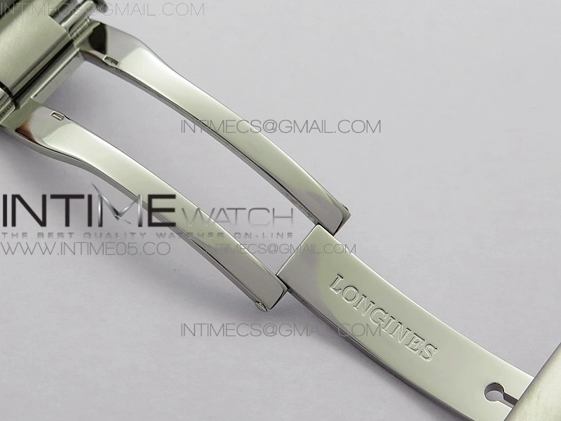 Conquest L3.840.4.56.6 Real Ceramic Bezel SS ZF 1:1 Best Edition Green dial On SS Bracelet A2824